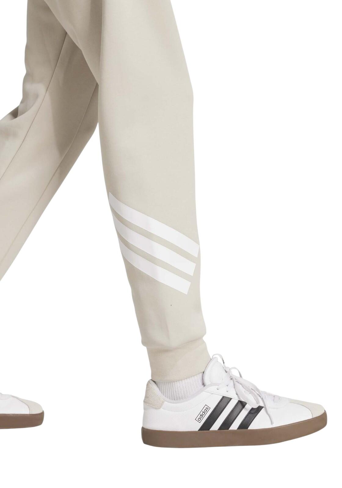 Calça masculina Adidas Future icons Bege 4/6