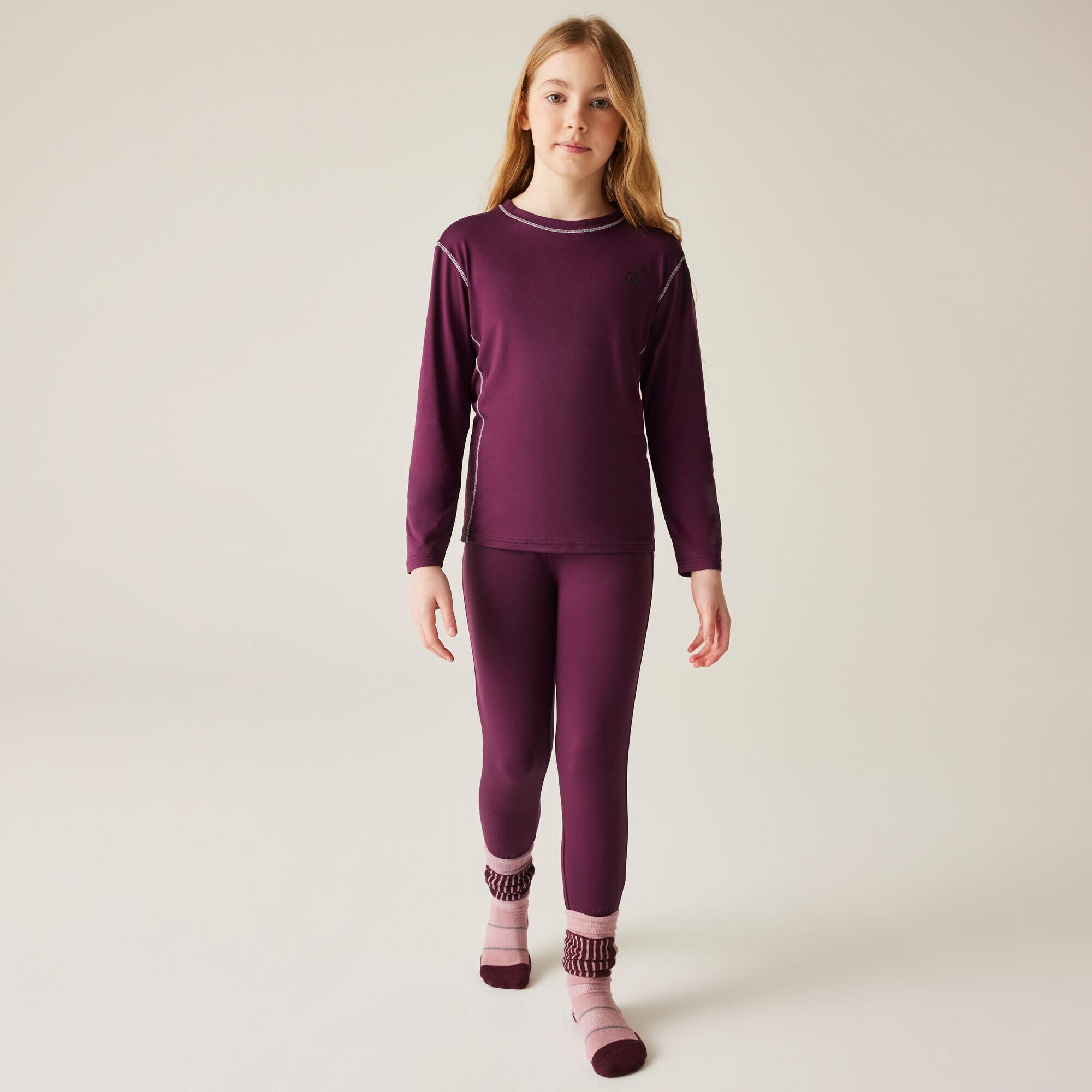 Dare 2b - Ensemble De Sous-vêtements À Séchage Rapide Pow Thermal Tech Pour Enfants - Pantalons - Violet - Decathlon