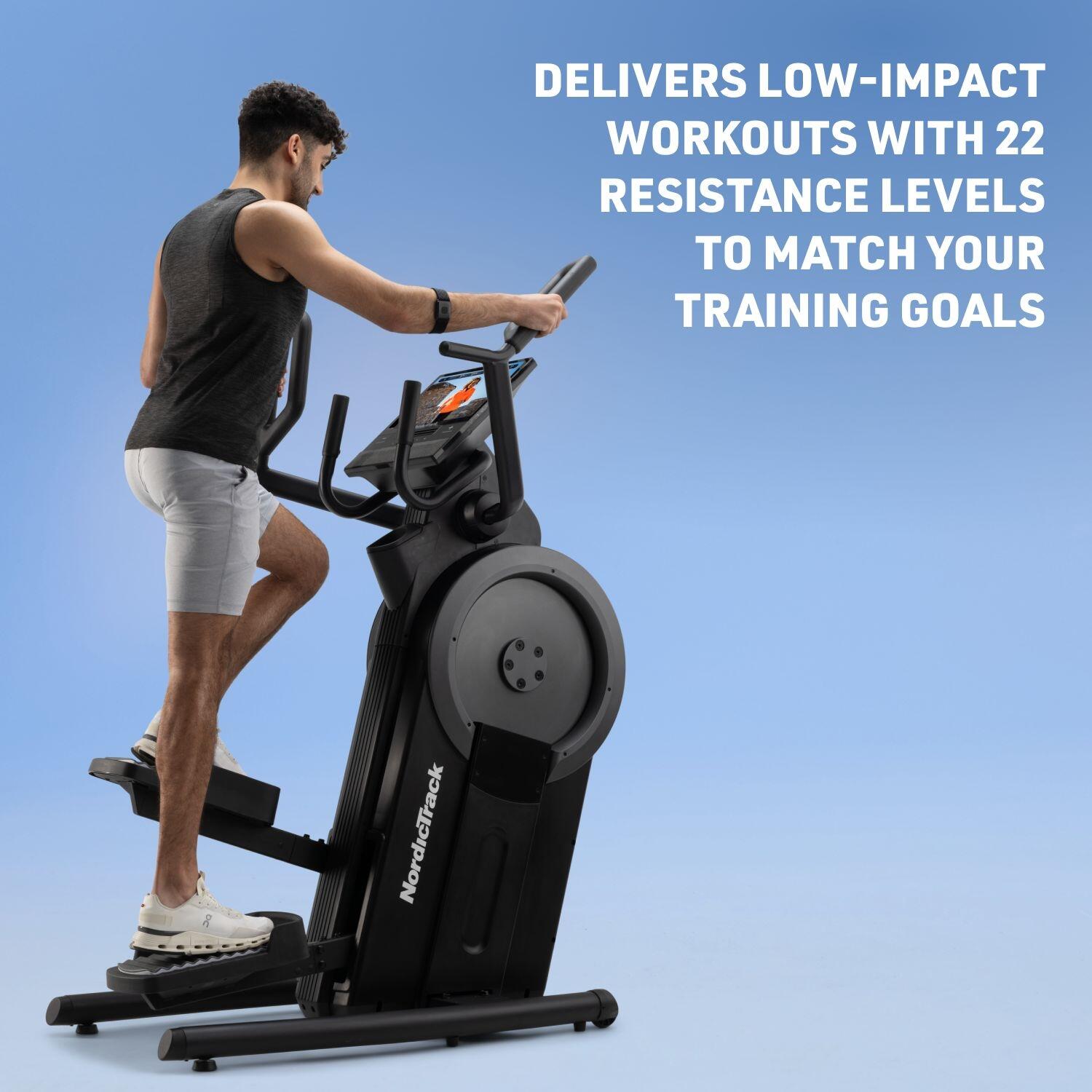 Bicicleta Elíptica Step Climber XL / Pantalla táctil de 16" 7/8