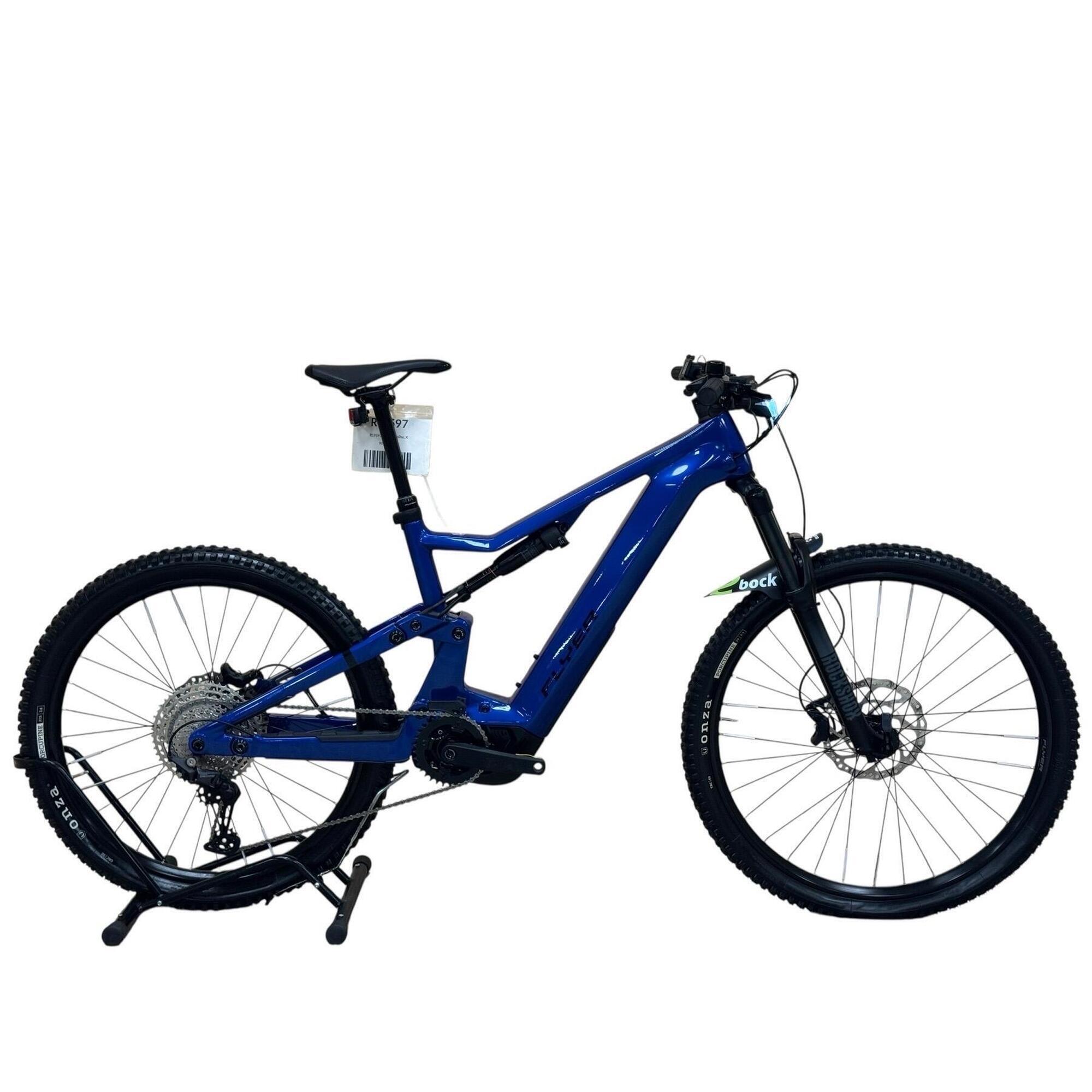 Flyer - Reconditionné - Vtt Électrique Flyer Uproc X 2.10  - Comme Neuf - Vélo Tout Terrain - Bleu|noir - Grand - Decathlon