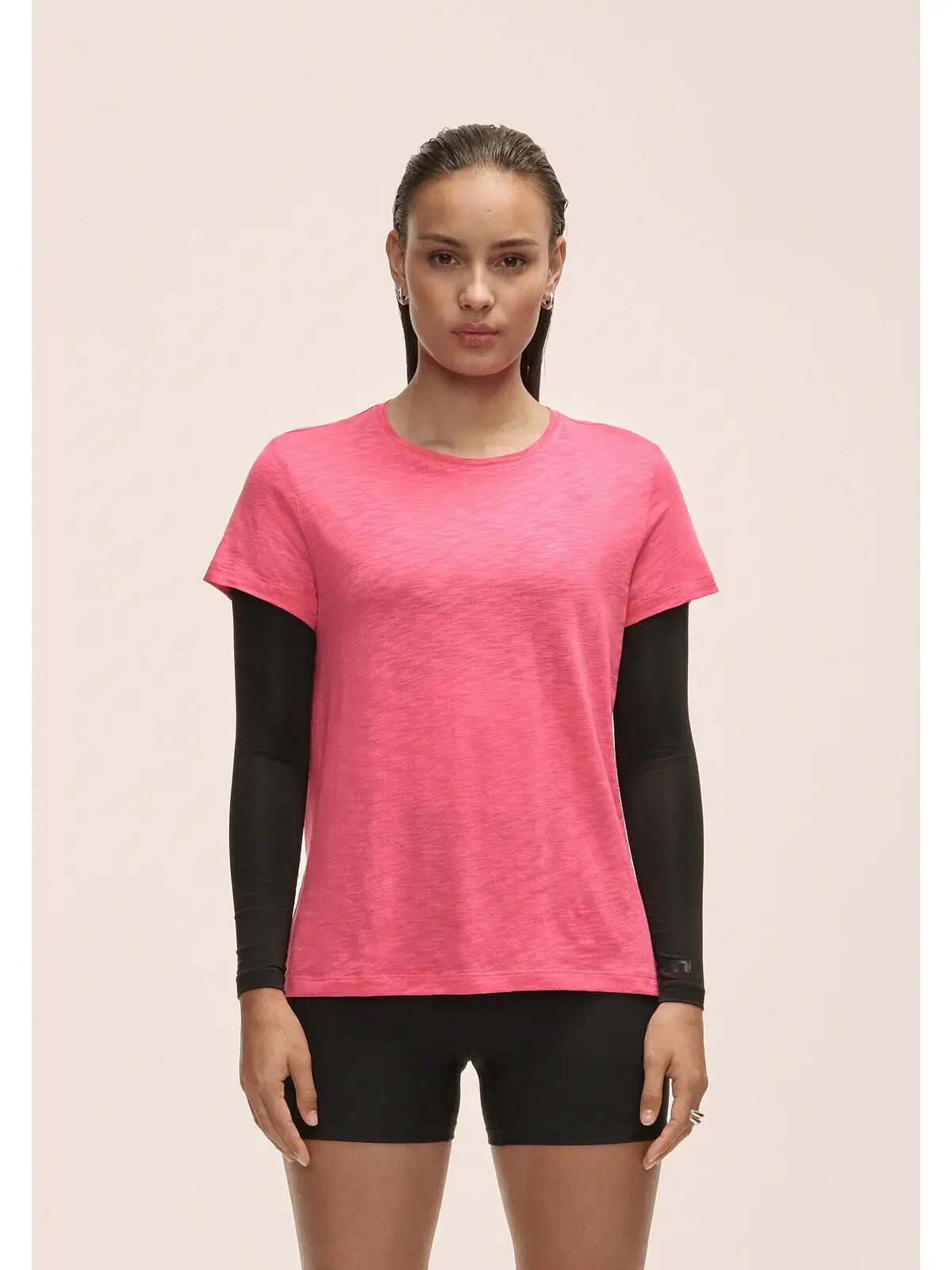 Camiseta deportiva ligera de entrenamiento para mujer Casall Soft Texture 3/5