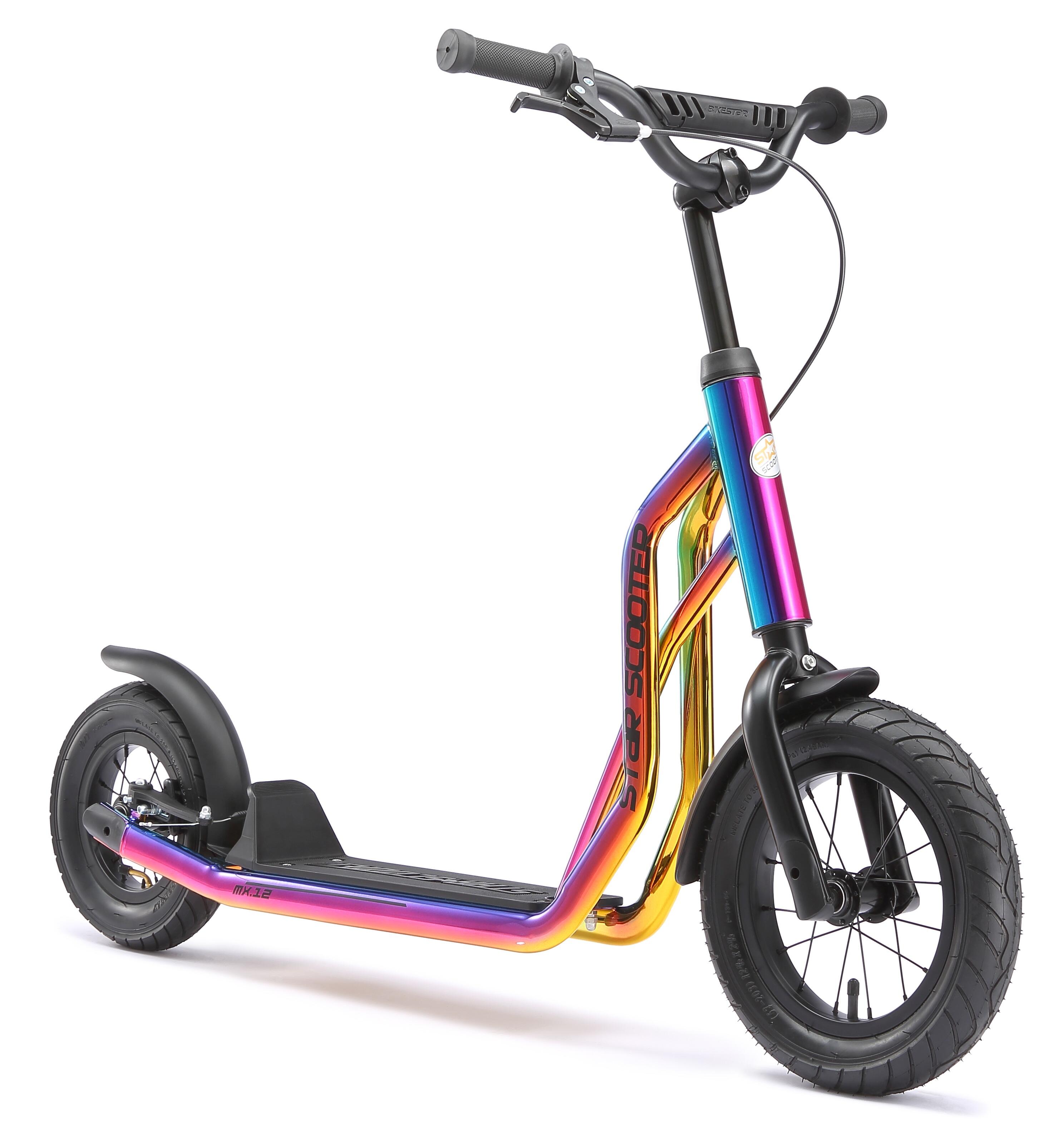 Monopattino con granruote 12", per bambini 8 anni, pneumatici ad aria, Mixed 2/5