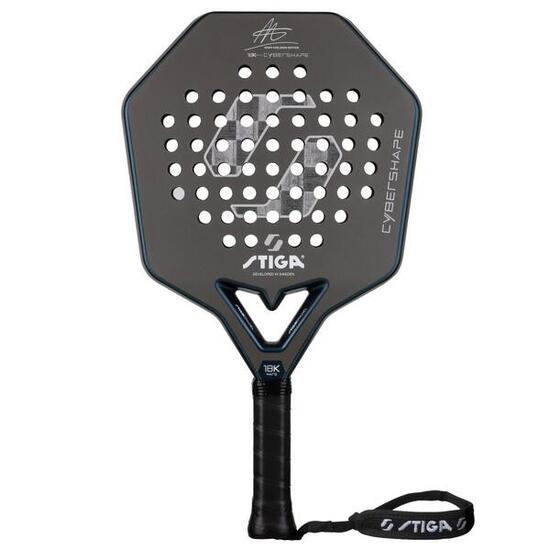 STIGA Raquette de padel Cybershape 18K Hard Adam Axelsson Edition