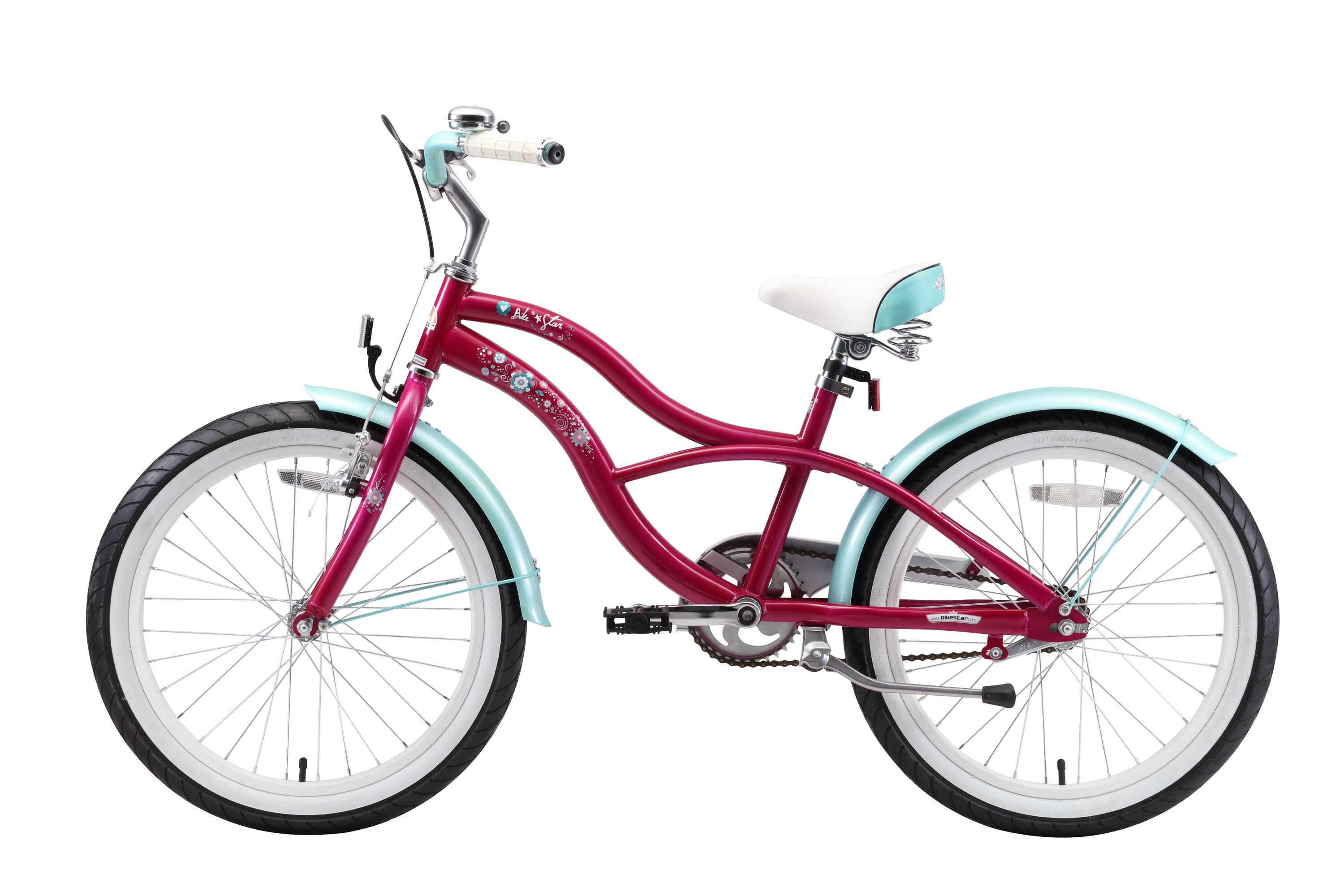 Vélo enfant 20 pouces à partir de ans, VTC Cruiser BIKESTAR