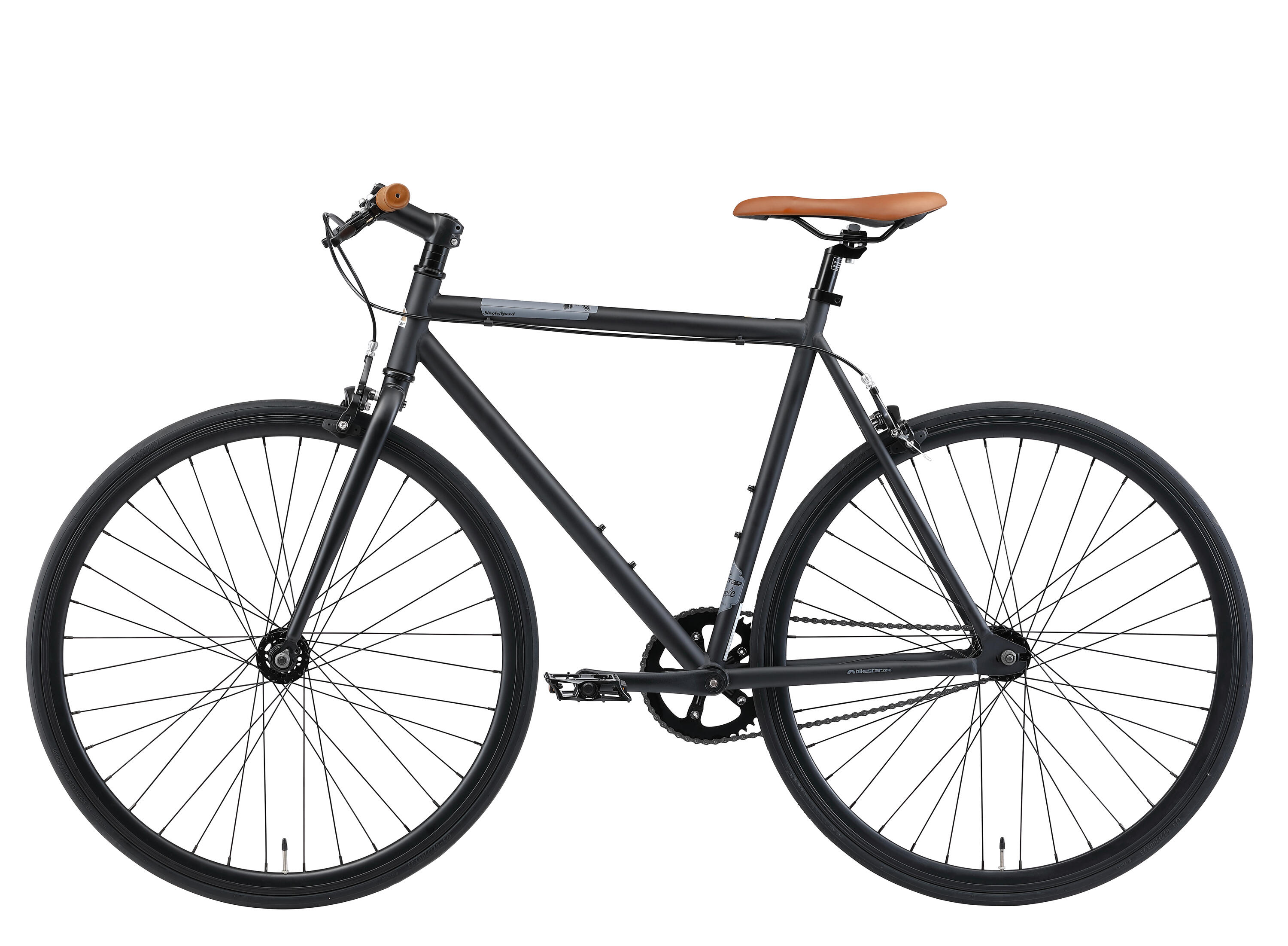 Bicicleta urbana de aluminio single speed 28" 3/7