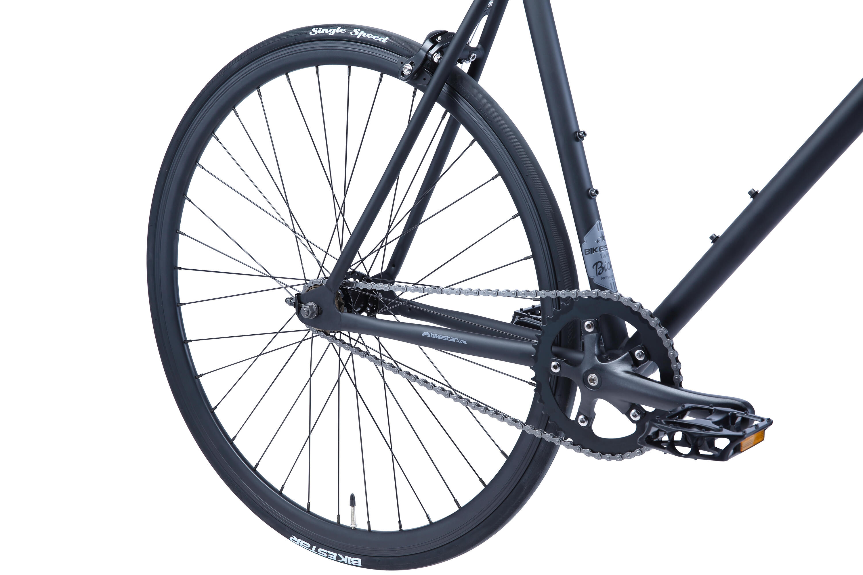 Bicicleta urbana de aluminio single speed 28" 5/7