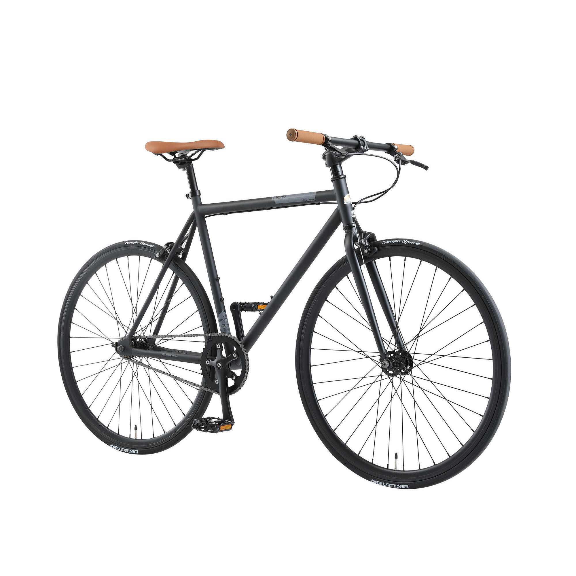 Bikestar - Vélo Urbain Single Speed 28" - Vélo Ville - Noir - 53 - Decathlon