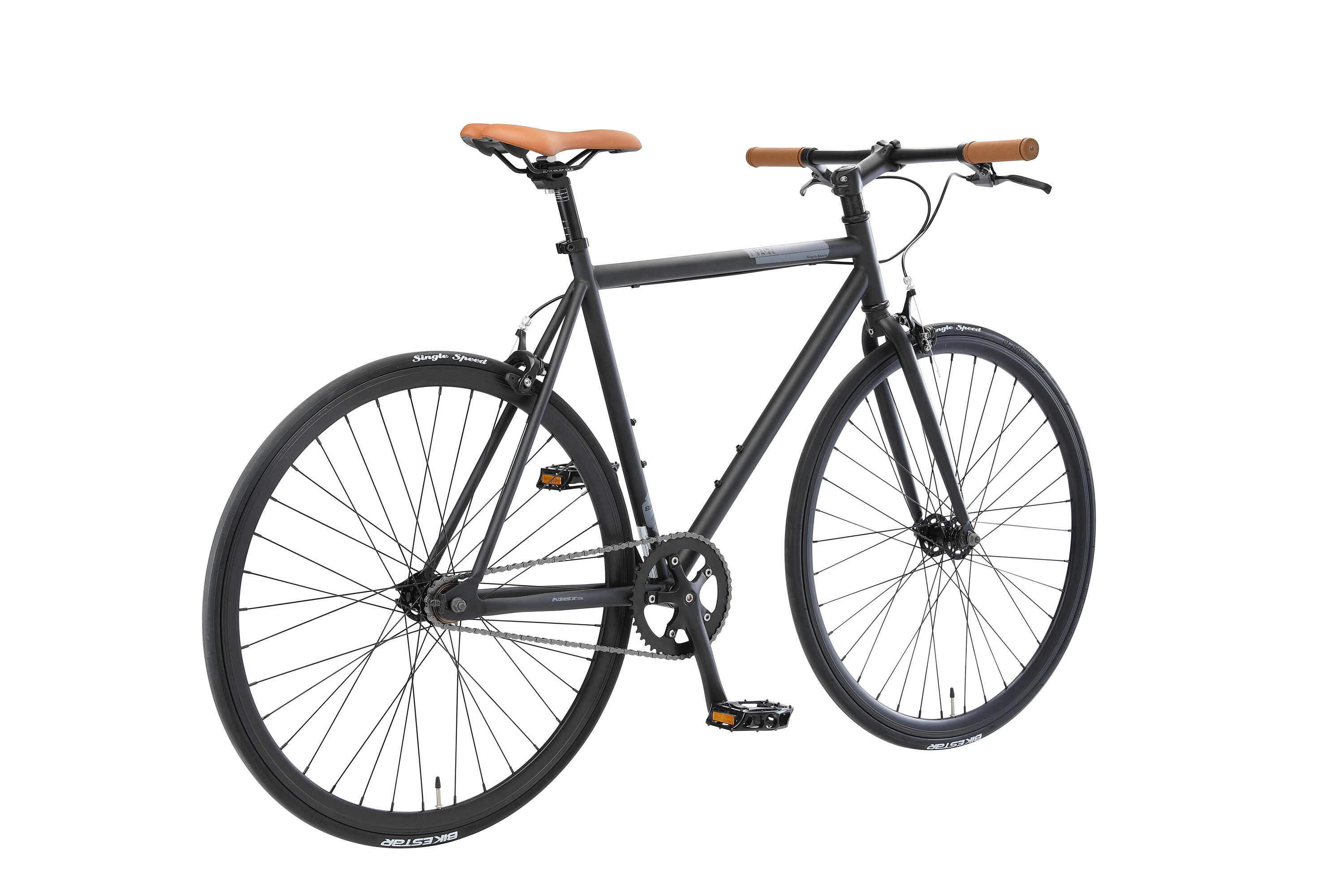 Bicicleta urbana de aluminio single speed 28" 4/7
