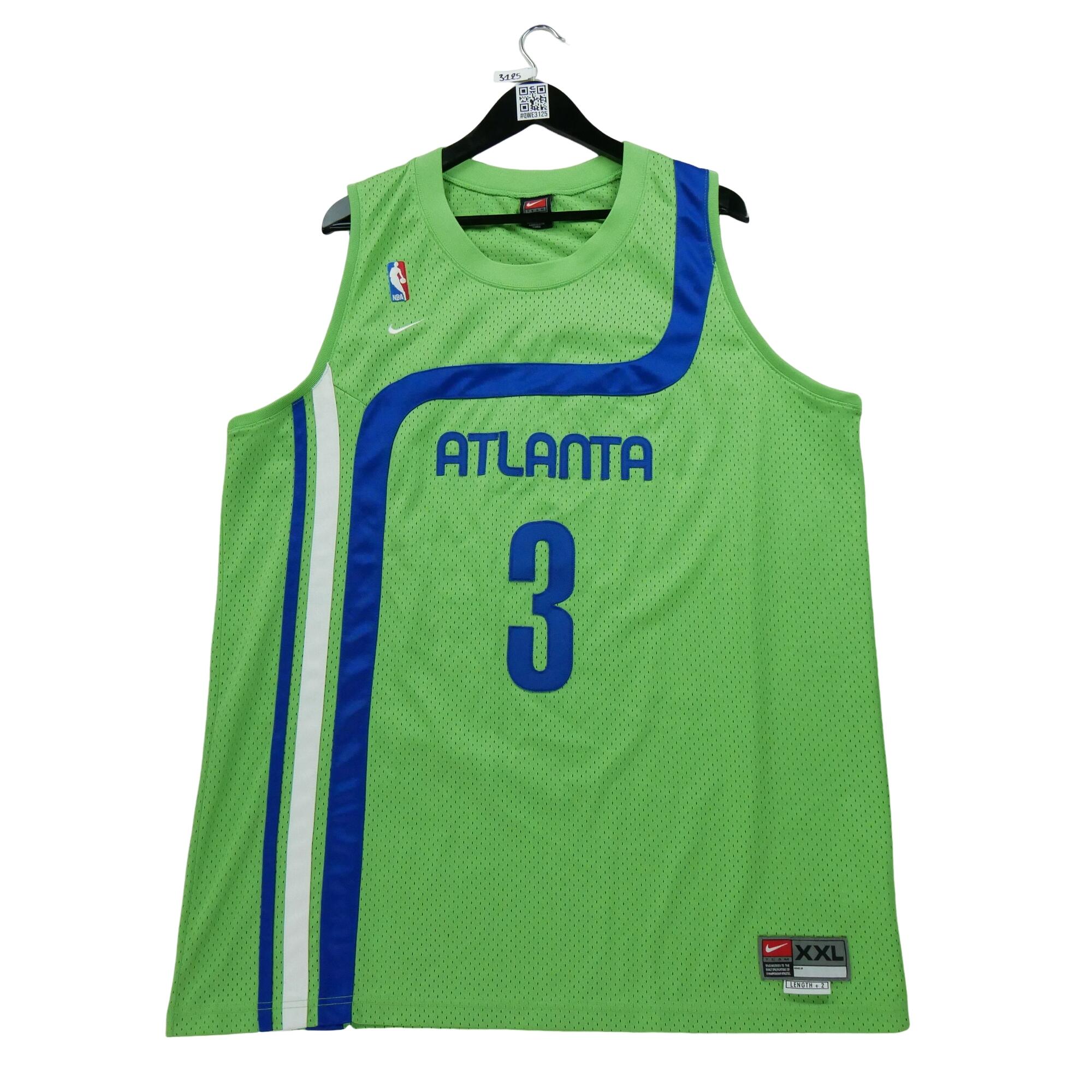 Segunda Vida Jersey verde de los Atlanta Hawks de la NBA hombres