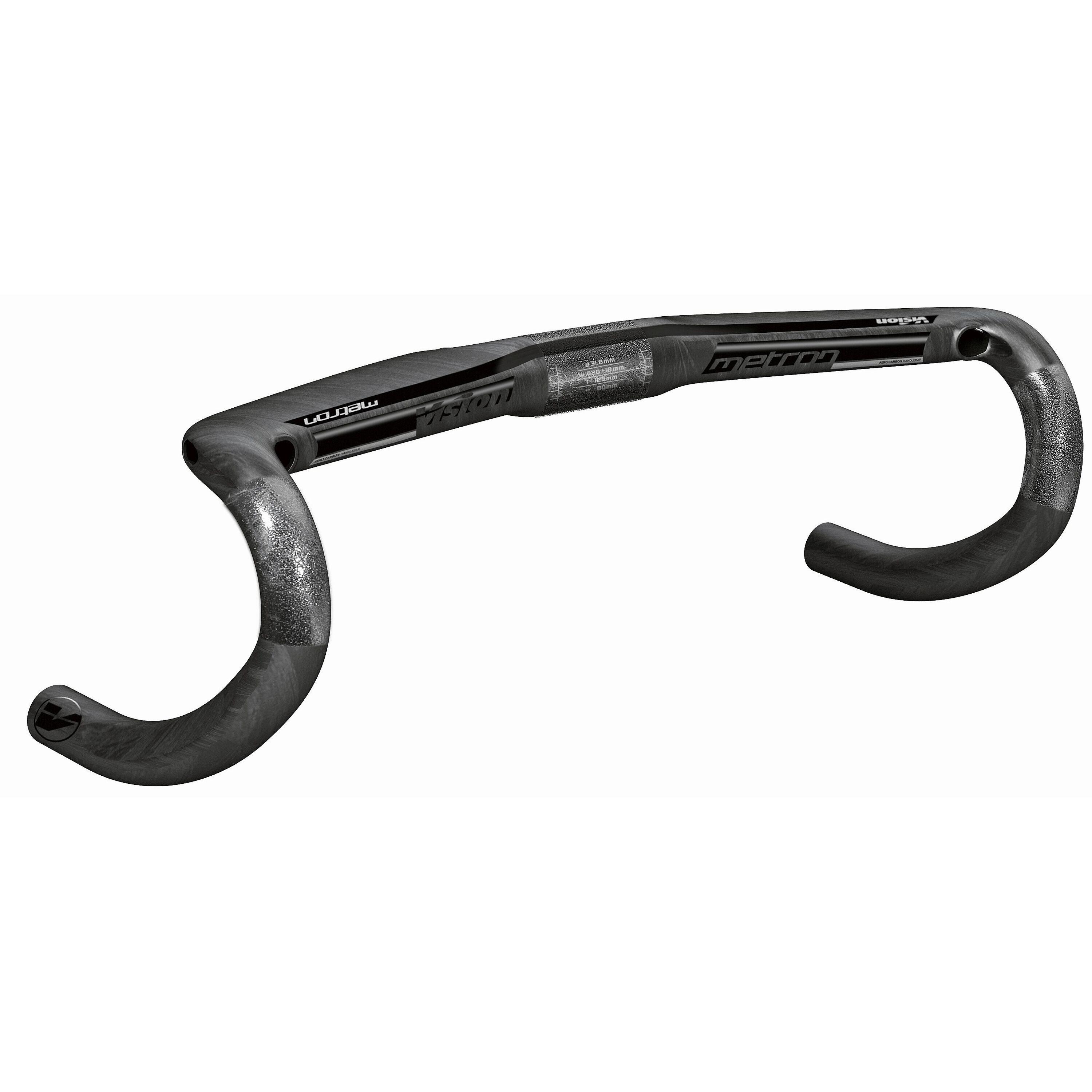 Vision - Cintre Vision Metron Aero Carbone 31,8x420mm - Cintre - Noir - No Size - Decathlon