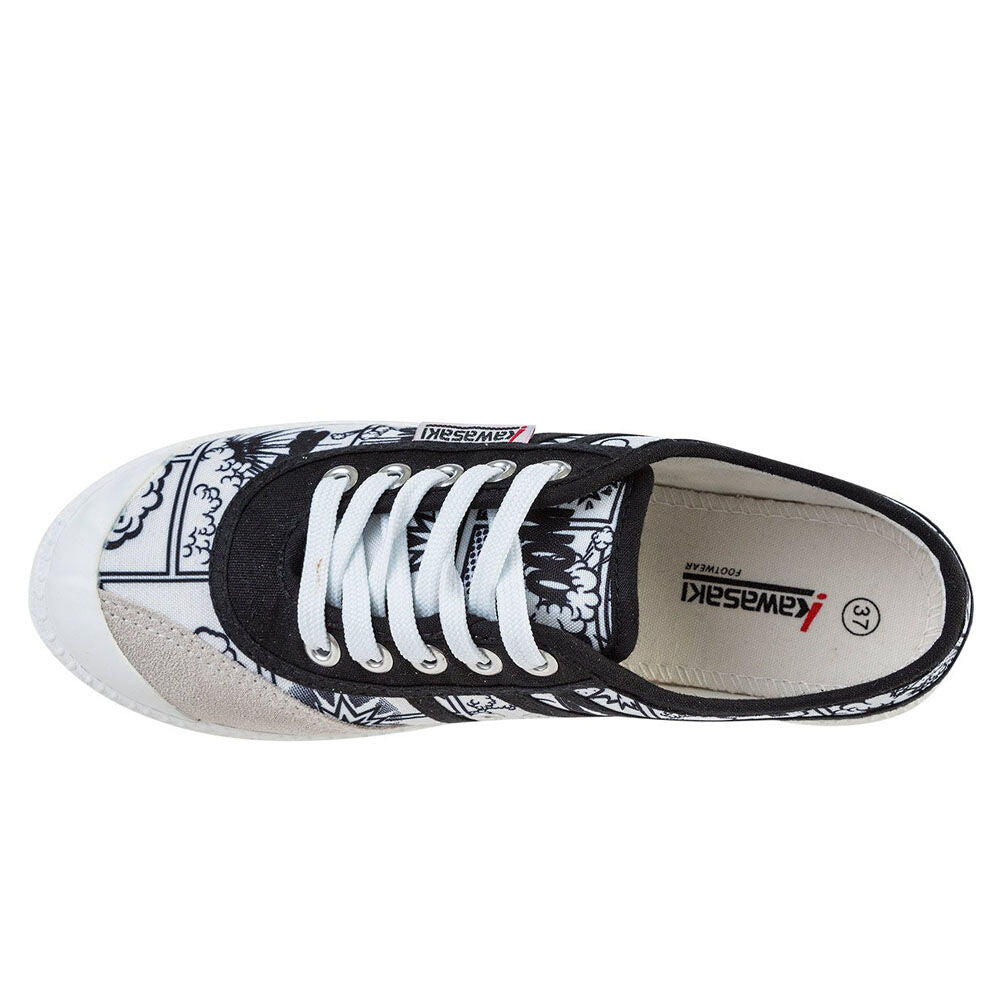 Kawasaki Cartoon Canvas Shoe K202410 1002 White 4/5
