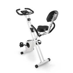 Vélo d’appartement pliable avec dossier, écran LCD et 8 résistances