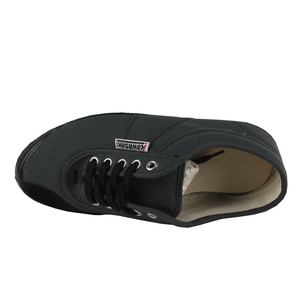 Kawasaki Basic 23 Canvas Shoe K23B644 Black/Grey 4/5