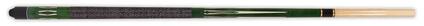 Queue de billard John West en bois dur, 2 pièces, verte, 145 cm