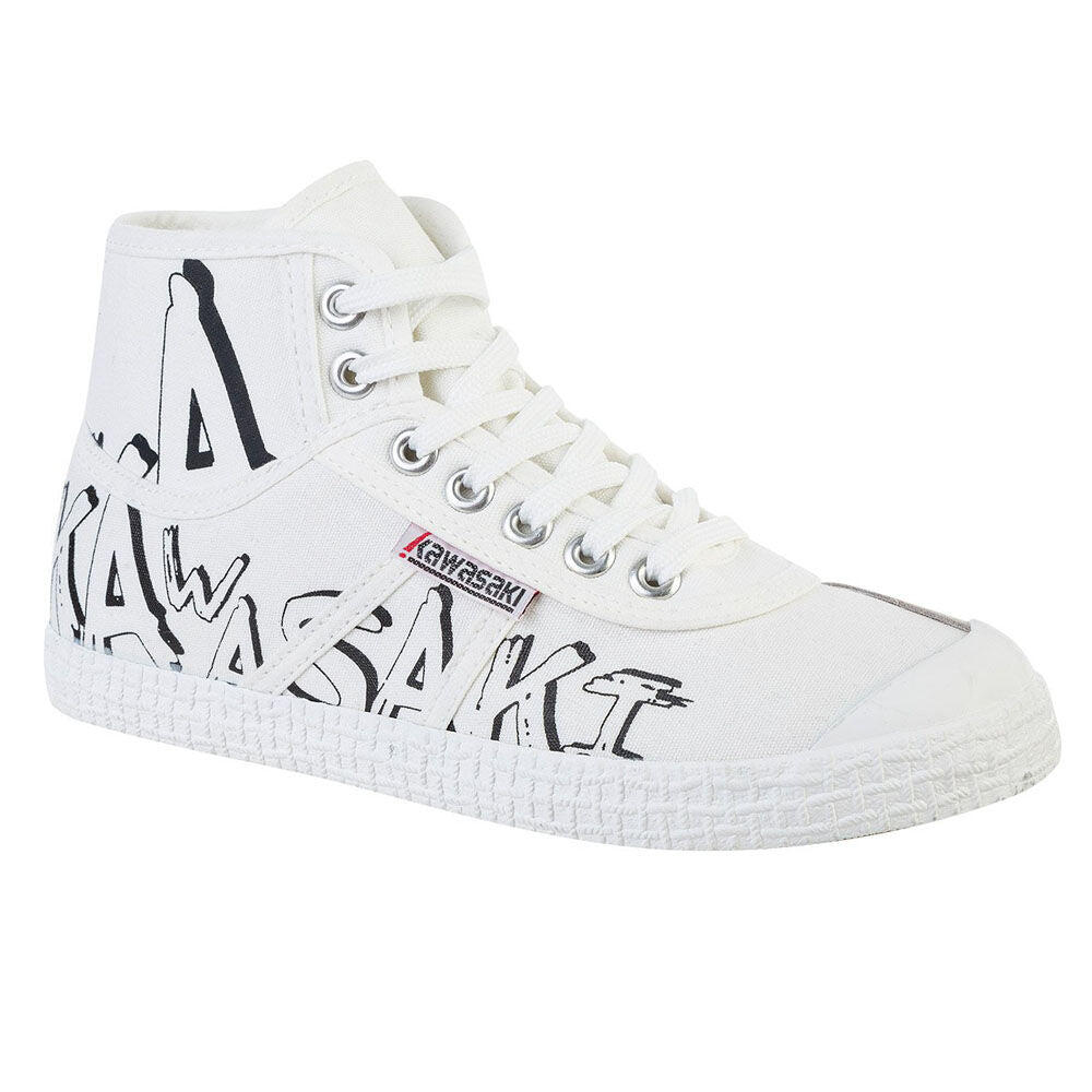 Kawasaki Graffiti Canvas Boot K202415 WHITE 2/5