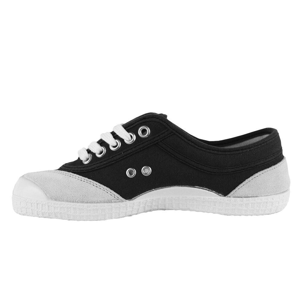 Kawasaki Retro 23 Canvas Shoe K2360W14 Black Red/White Stripe 3/5