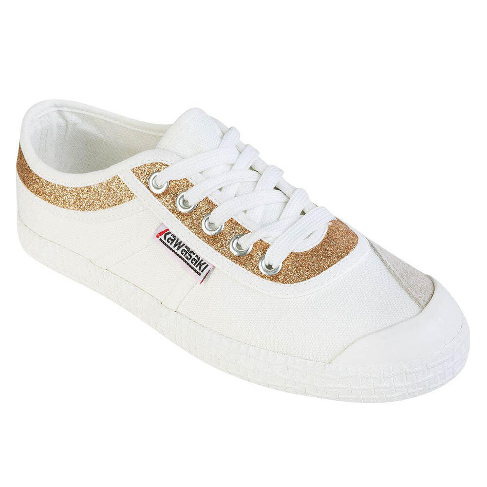 Kawasaki Glitter Canvas Shoe K194522 8890 Gold 2/5