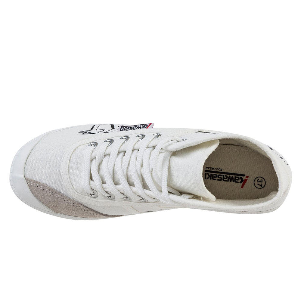 Kawasaki Graffiti Canvas Boot K202415 WHITE 4/5