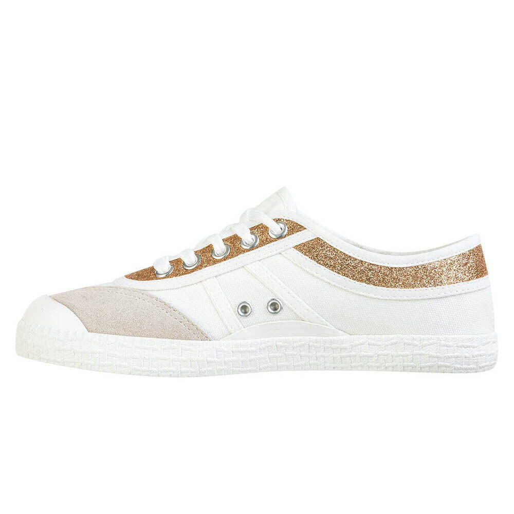 Kawasaki Glitter Canvas Shoe K194522 8890 Gold 5/5