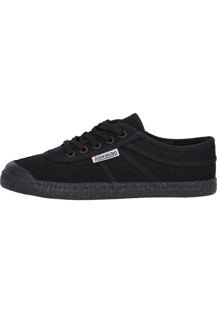 Kawasaki Original Teddy Canvas Shoe K204501 1001S Black Solid 3/5