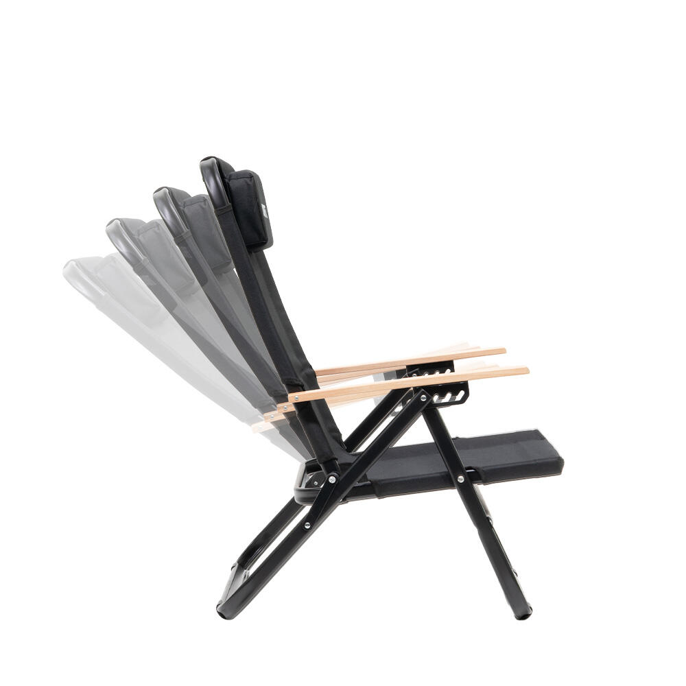 CHAISE DE CAMPING PLIANTE AVEC INCLINAISON 5/7