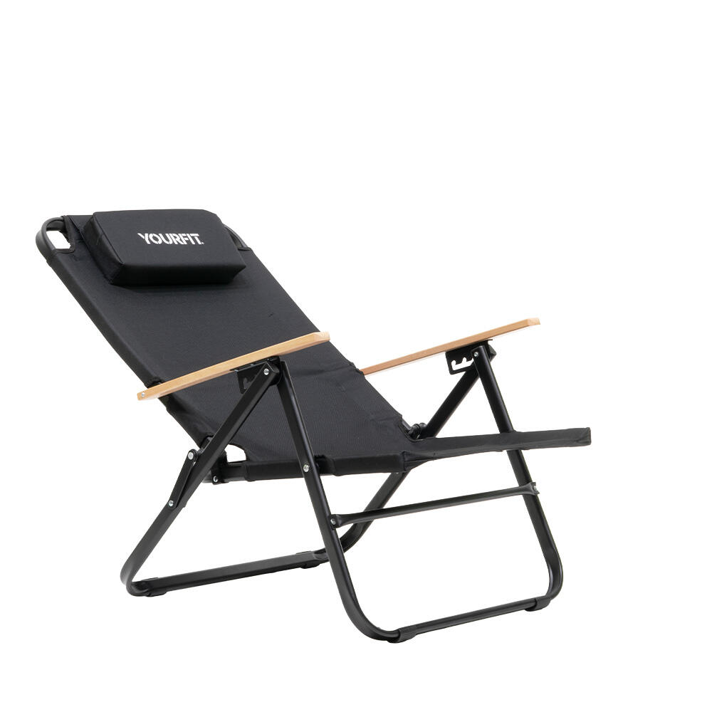 CHAISE DE CAMPING PLIANTE AVEC INCLINAISON 4/7