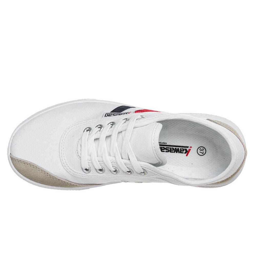 Kawasaki Leap Retro Canvas Shoe K212325 1002 White 4/5