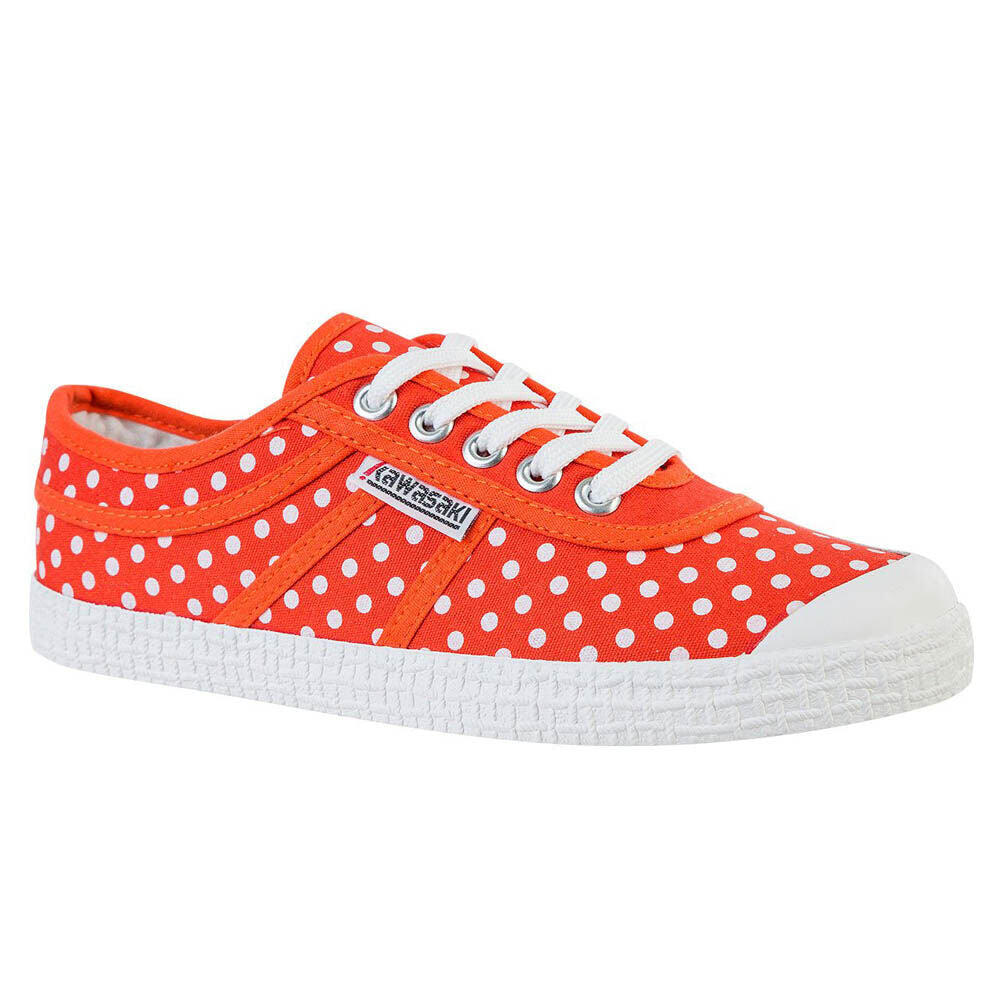 Kawasaki Polka Canvas Shoe K202421 RED 2/5