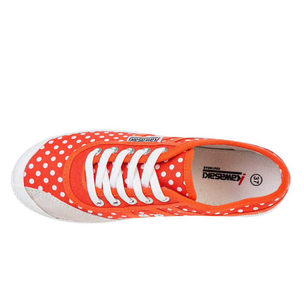 Kawasaki Polka Canvas Shoe K202421 RED 4/5
