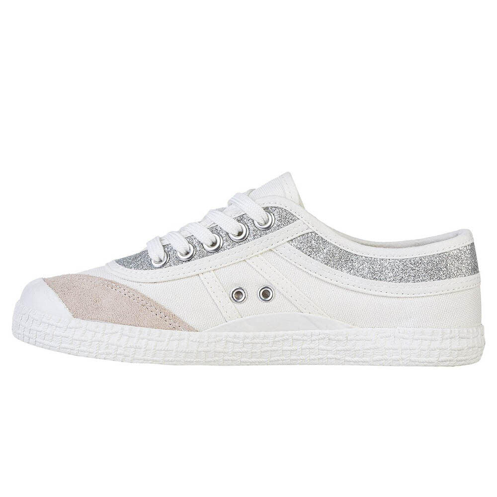 Kawasaki Glitter Canvas Shoe K194522 8889 Silver 5/5