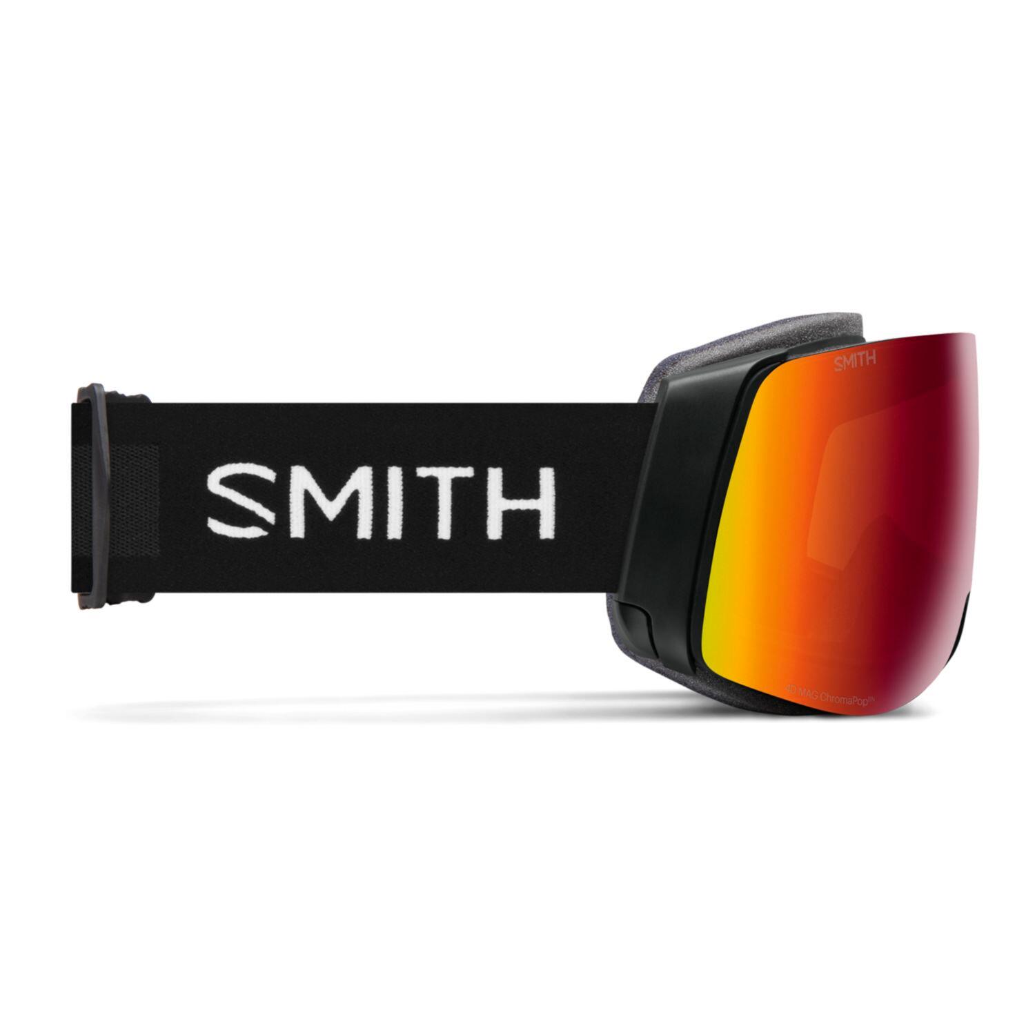 Máscara de esquí / nieve Smith 4D Mag Black ChromaPop Cat3 + Cat1 para hombre 3/4