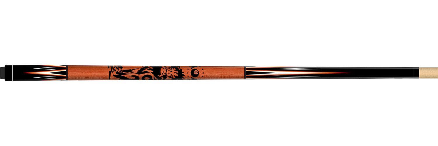 John West Poolball Fun 5 – stecca da biliardo in 2 pezzi, 147 cm, design leone 1/6