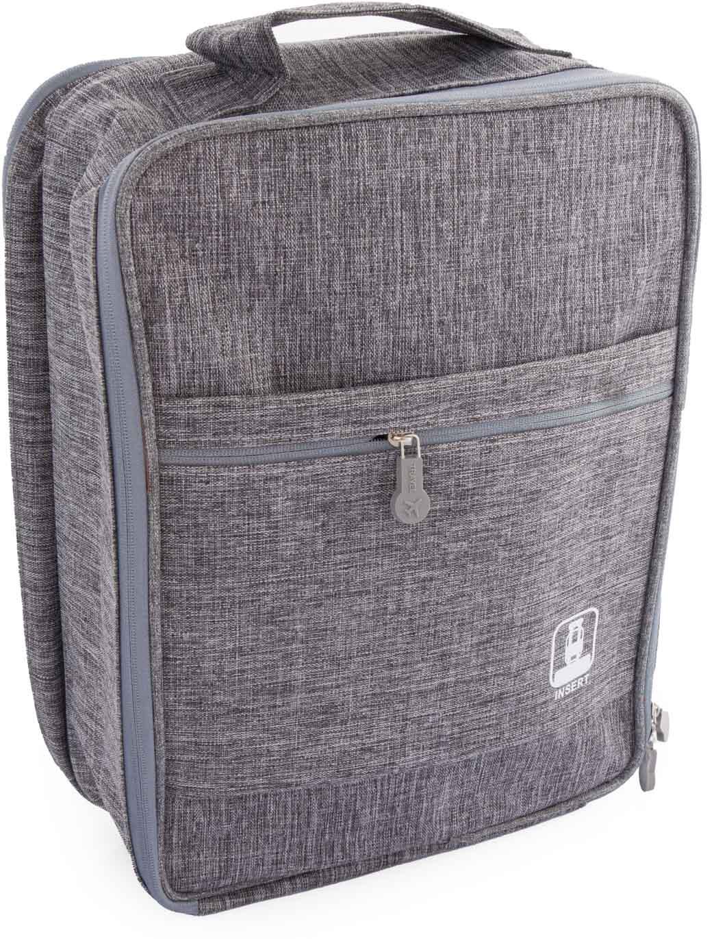 WARHOUSE Bolsa de sapatos cinza elegante - perfeita para viagens
