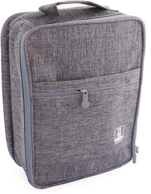 Graue Schuhtasche für Schuhe - langlebig und praktisch