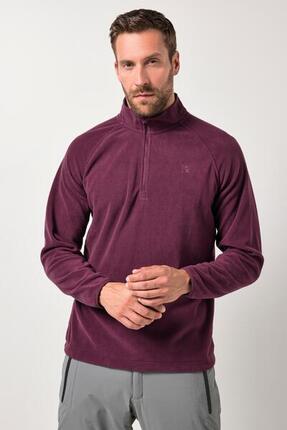 Herren Fleecetroyer Bauchfit Outdoor Zippkragen