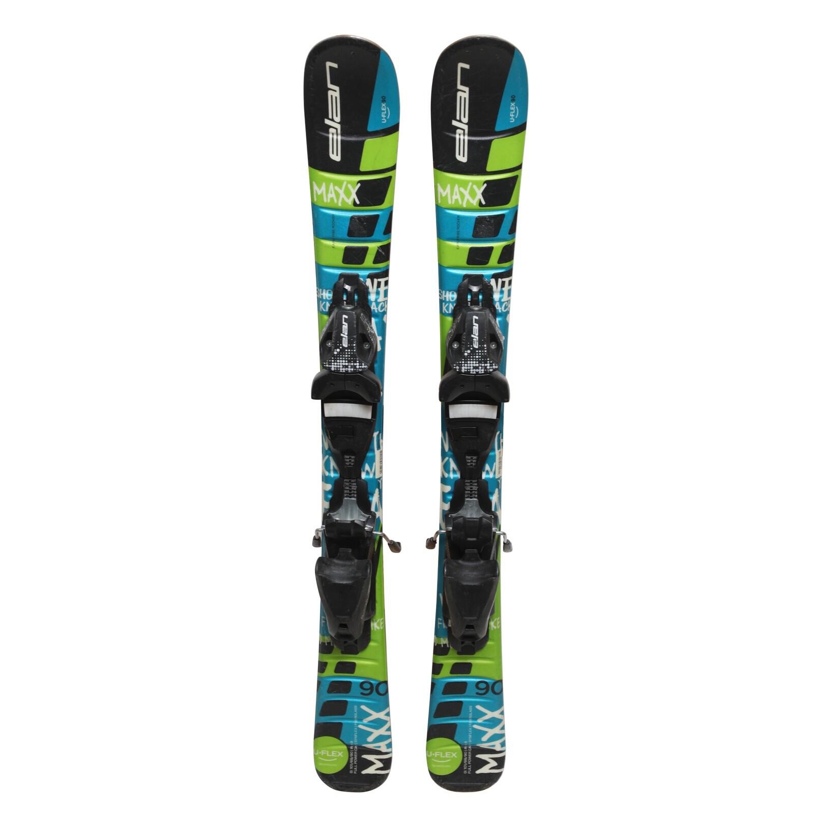 RECONDITIONNE - Ski Junior Elan Maxx + Fixations 2/4