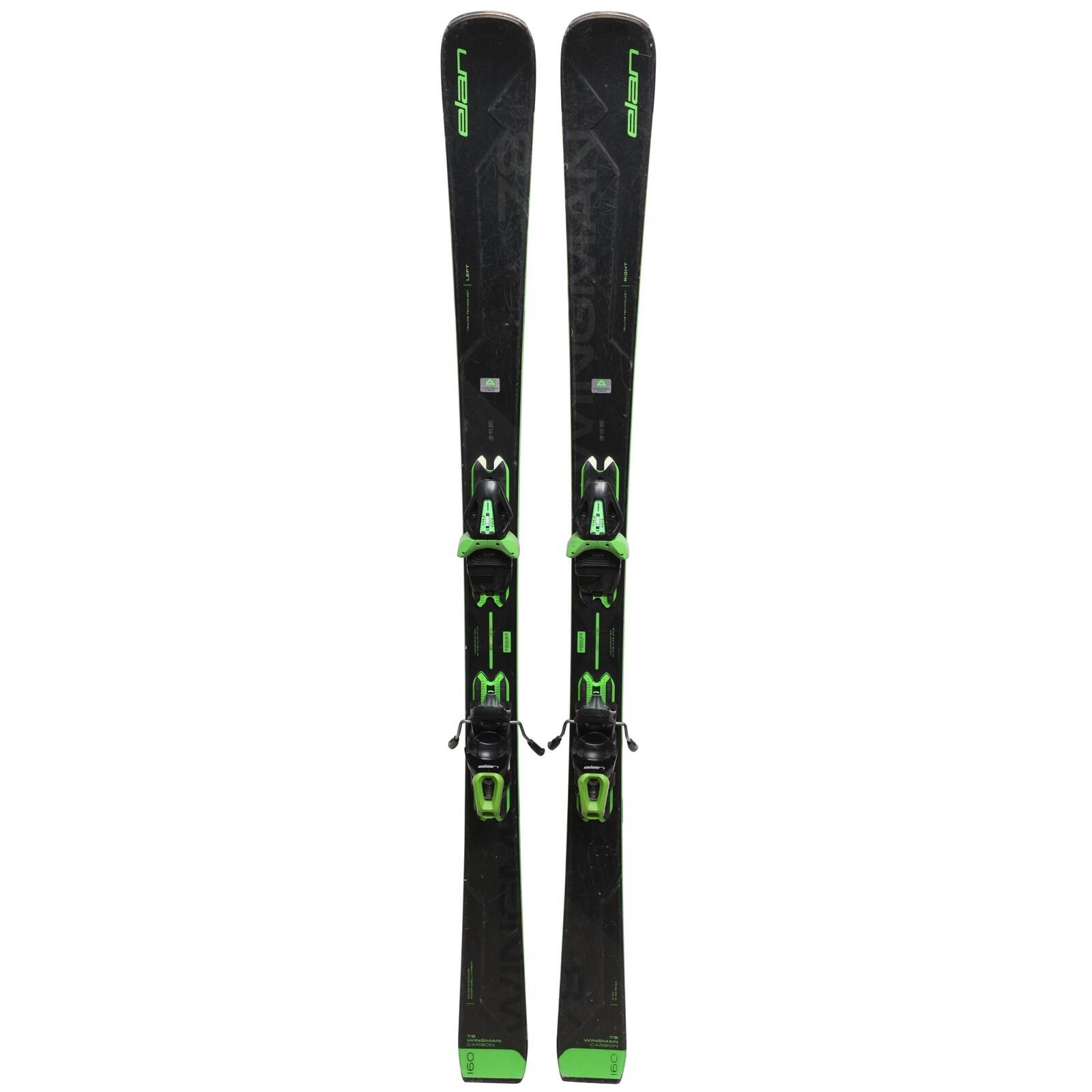 RECONDITIONNE - Ski Elan Wingman 78 Carbon + Fixations 2/5