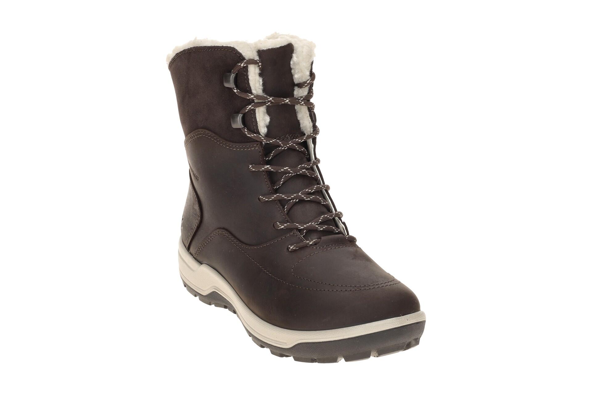 Ecco Trace Stiefel Winter Schnür Boots braun Warmfutter 832233 3/7