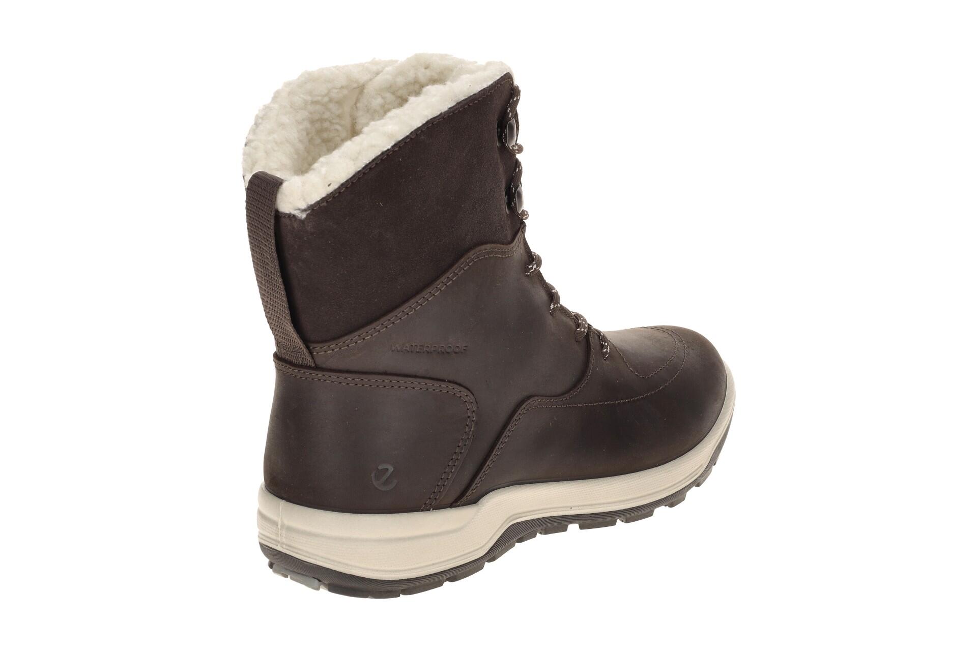 Ecco Trace Stiefel Winter Schnür Boots braun Warmfutter 832233 4/7