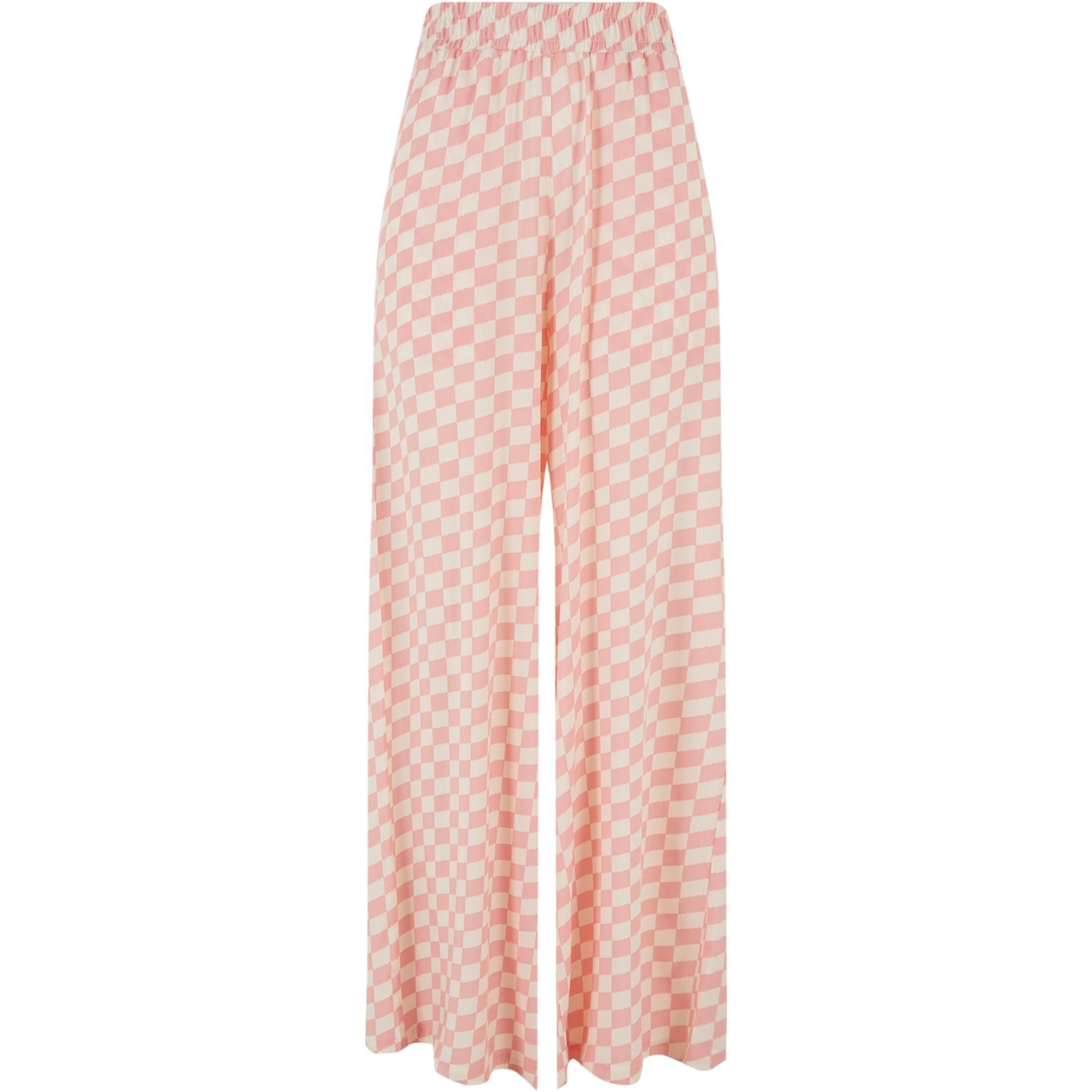 Urban Classics - Pantalon Villégiature En Viscose Femme Urban Classics - Pantalons - Rose - Decathlon