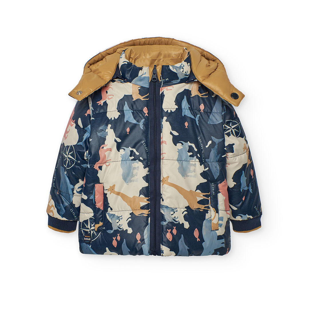 Parka Senderismo Niño Boboli Azul 3/7