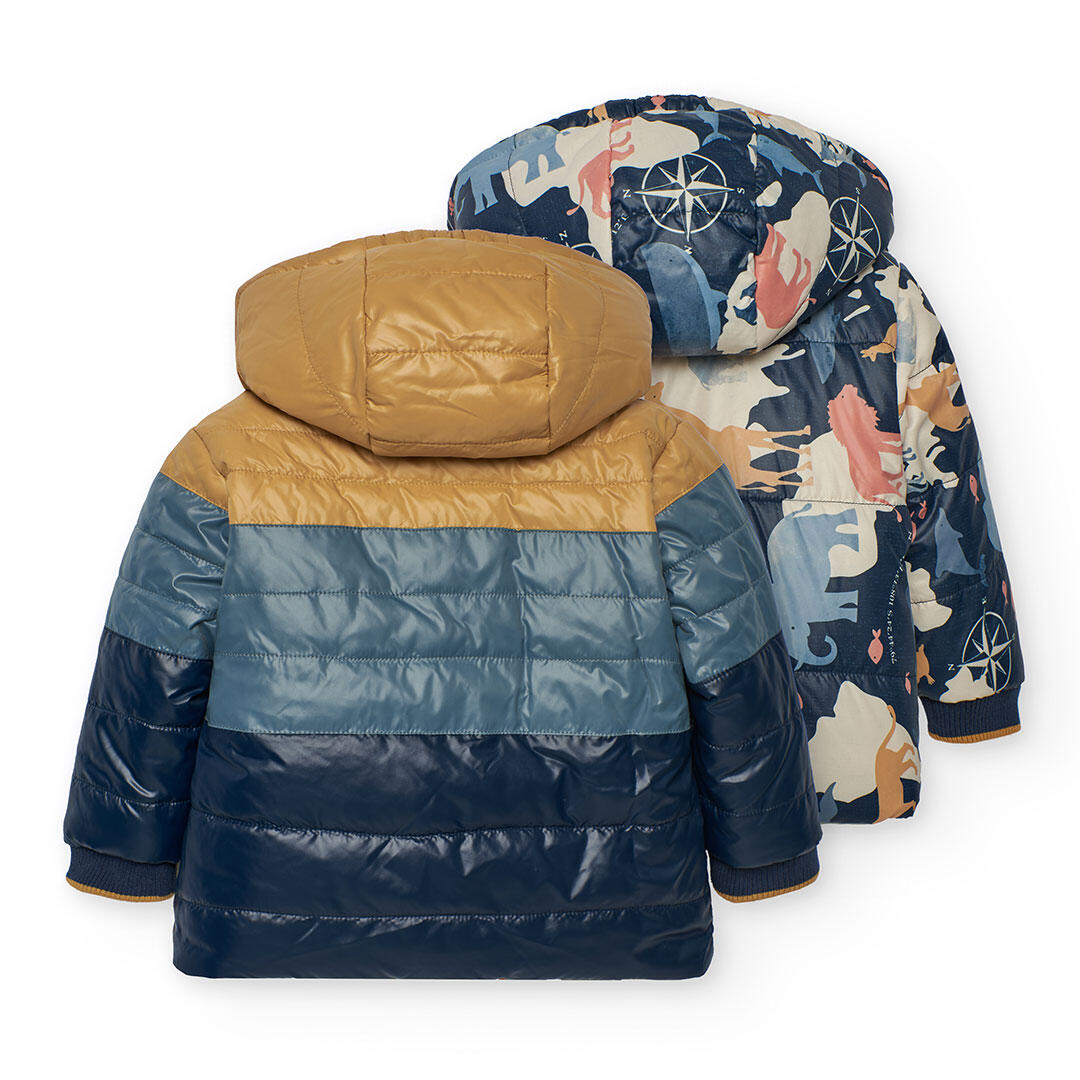 Parka Senderismo Niño Boboli Azul 2/7
