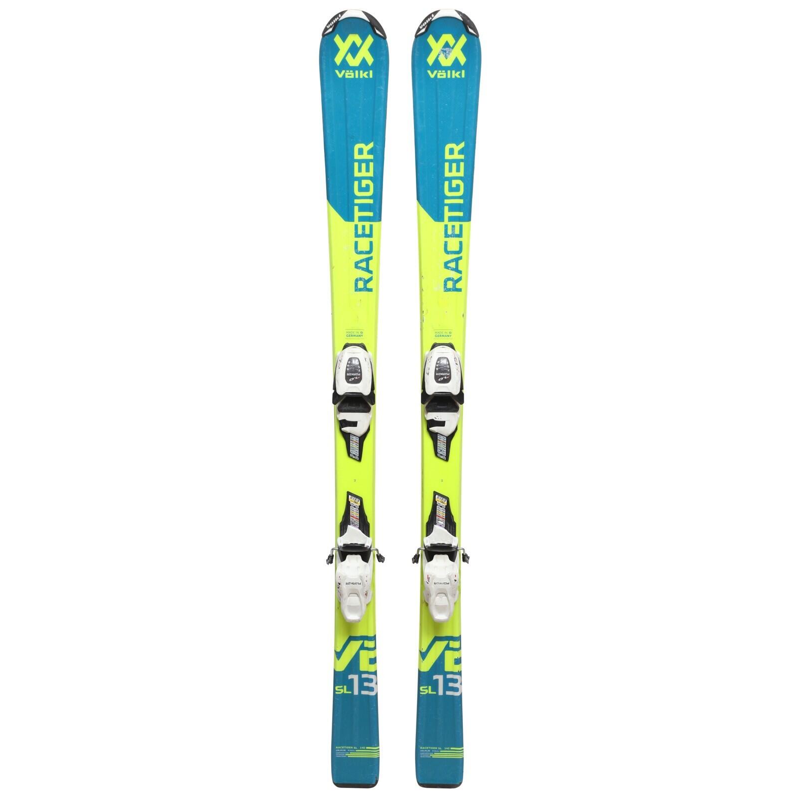 RECONDITIONNE - Ski Junior Volkl Racetiger Sl + Fixations 2/4