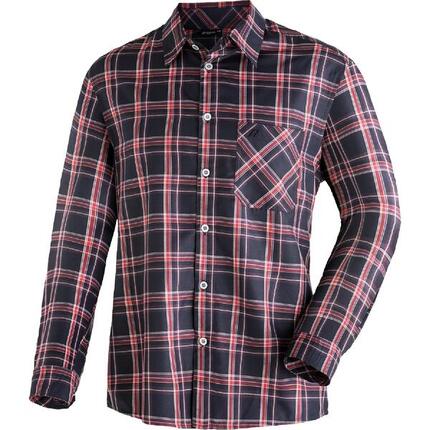 Langarmhemd Claas Wandern/Outdoor/Trekking Herren hot chilli/strong blue Ohne