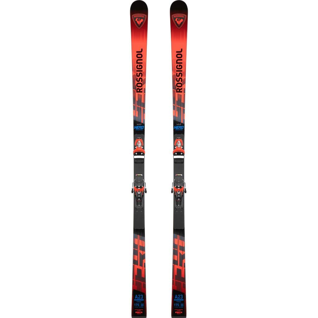 Pack rossignol Hero athlete gs r22 skis + spx 15 rockerace bindings Red Man