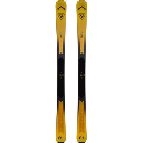 Esquís Rossignol Arcade 94 amarillo para hombre sin accesorios