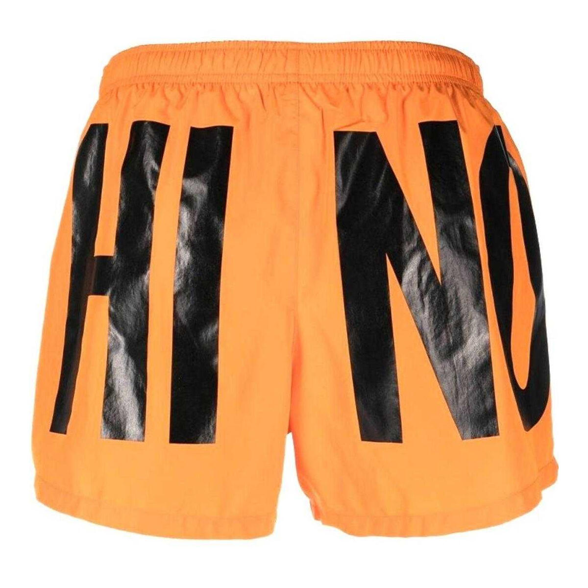 Mens Logo Swim Shorts (Bright Orange) 2/2