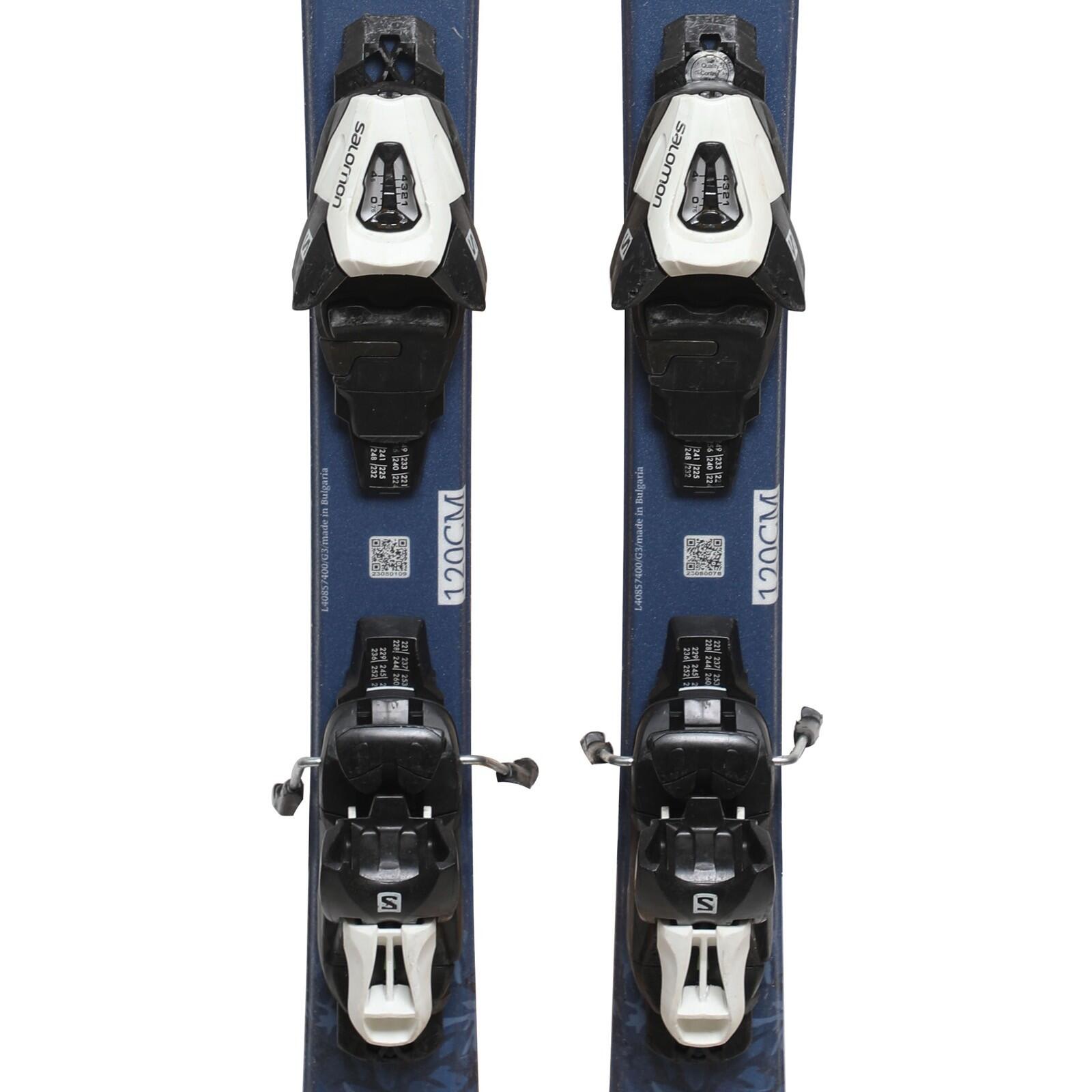 RECONDITIONNE - Ski Junior Salomon Qst Max Jr + Fixations 3/5