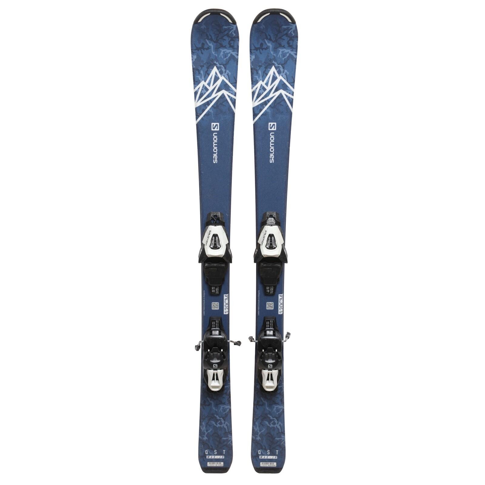 RECONDITIONNE - Ski Junior Salomon Qst Max Jr + Fixations 2/5