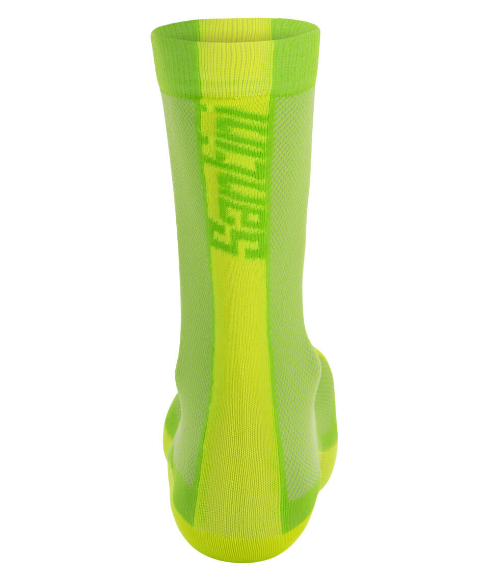 Puro - Sokken - Fluo Groen - Wielersport 2/3
